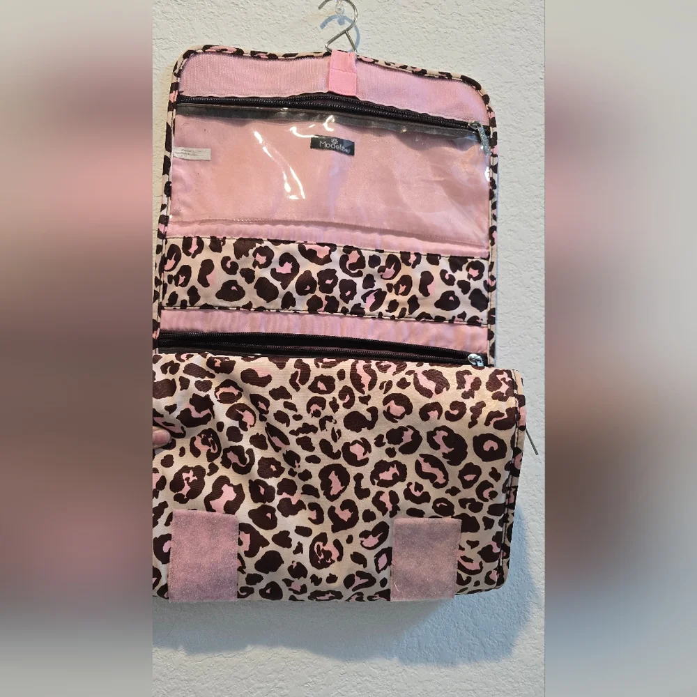 Modella Pink and Brown Closet Organizer with Multiple Compartments